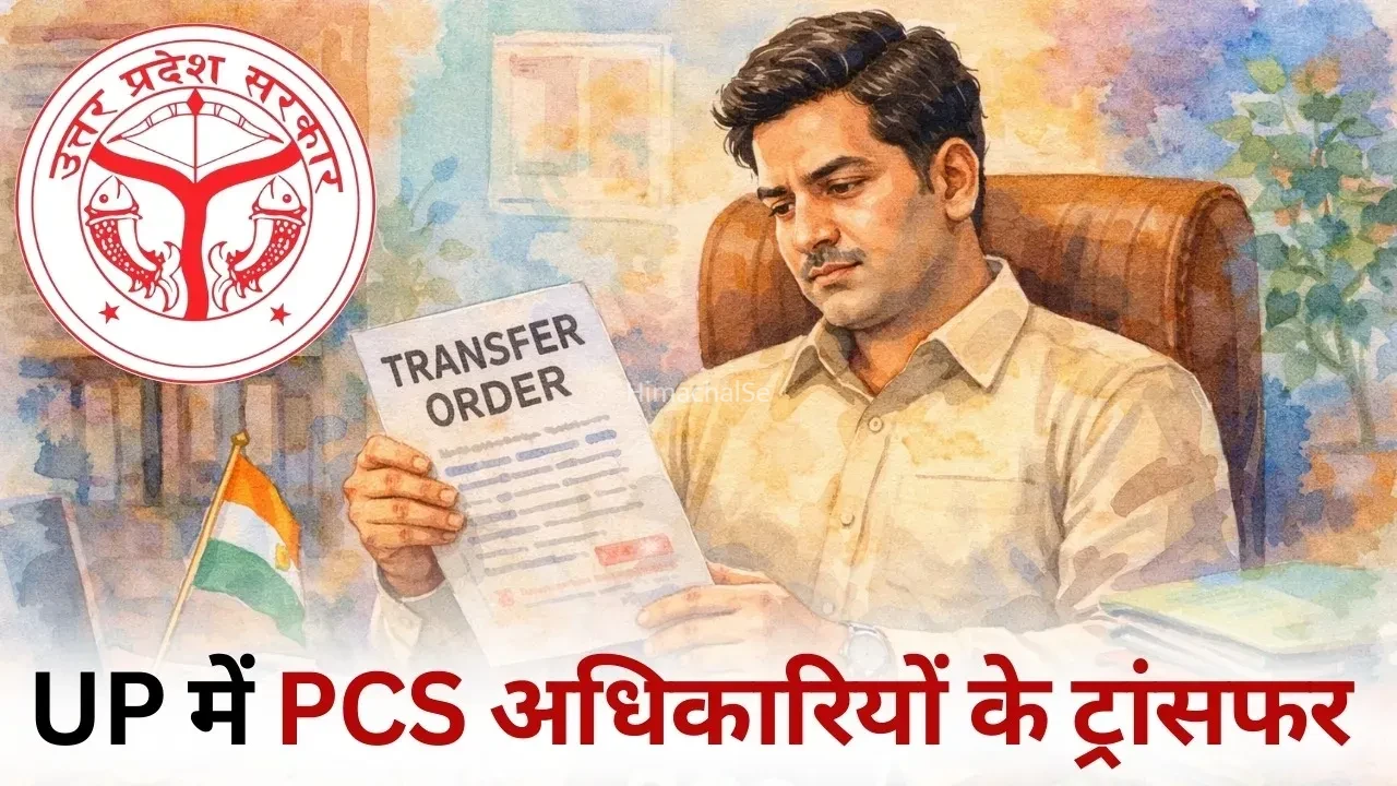 UP PCS Transfer List: उत्तर प्रदेश में 7 पीसीएस अधिकारियों के तबादले, ज्योति राय को आजमगढ़ मंडल में अपर आयुक्त की जिम्मेदारी, देखें पूरी लिस्ट​