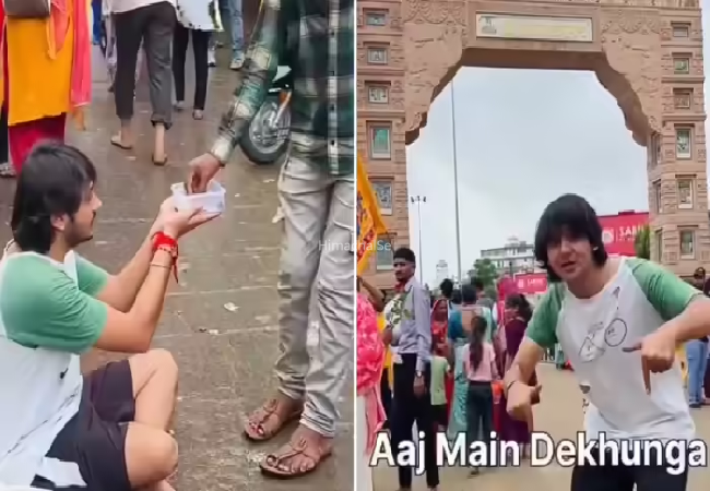 खाटू श्याम के बाहर भीख मांगते युवक की कमाई देख लोगों के उड़े होश , पूरे महीने का हिसाब लगाकर हुए दंग​​​