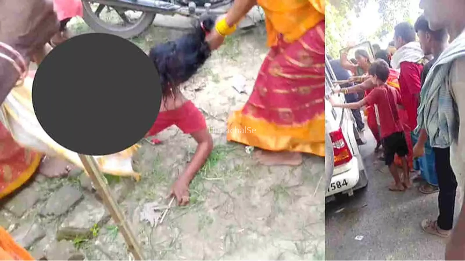 बगहा में जमीन विवाद पर बवाल, महिला से मारपीट के बाद पुलिस पर भी हमला; गाड़ियों में तोड़फोड़, कई जवान घायल|​