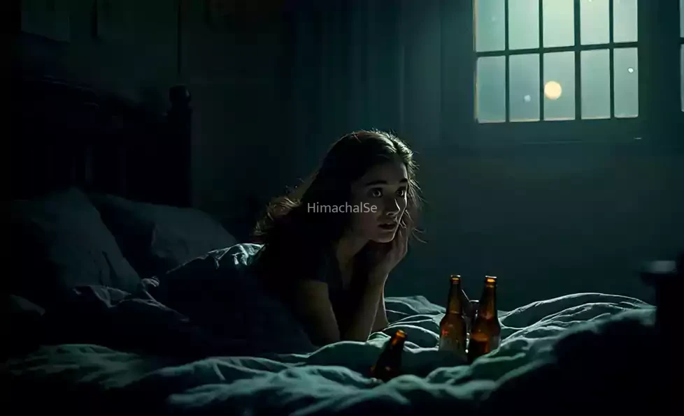 शराब पीकर सोई​​ लड़की, आधी रात को नींद खुली तो बिस्तर पर जो दिखा हालत हो गई खराब