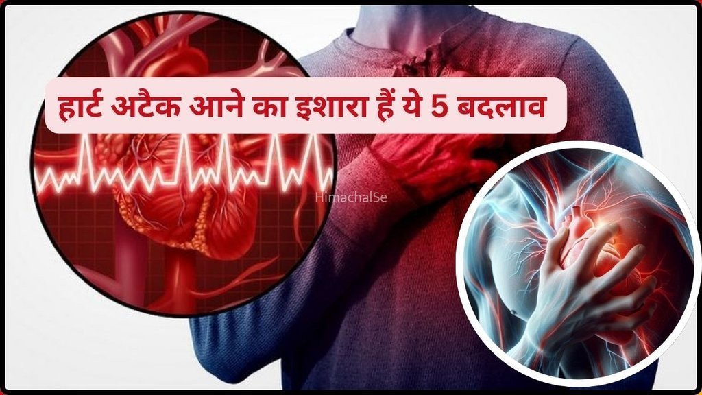 हार्ट अटैक से 1 महीने पहले बॉडी में दिखते हैं ये 5 वॉर्निंग साइन, अभी जान लेंगे इसके लक्षण तो धड़कता रहेगा आपका दिल​​​