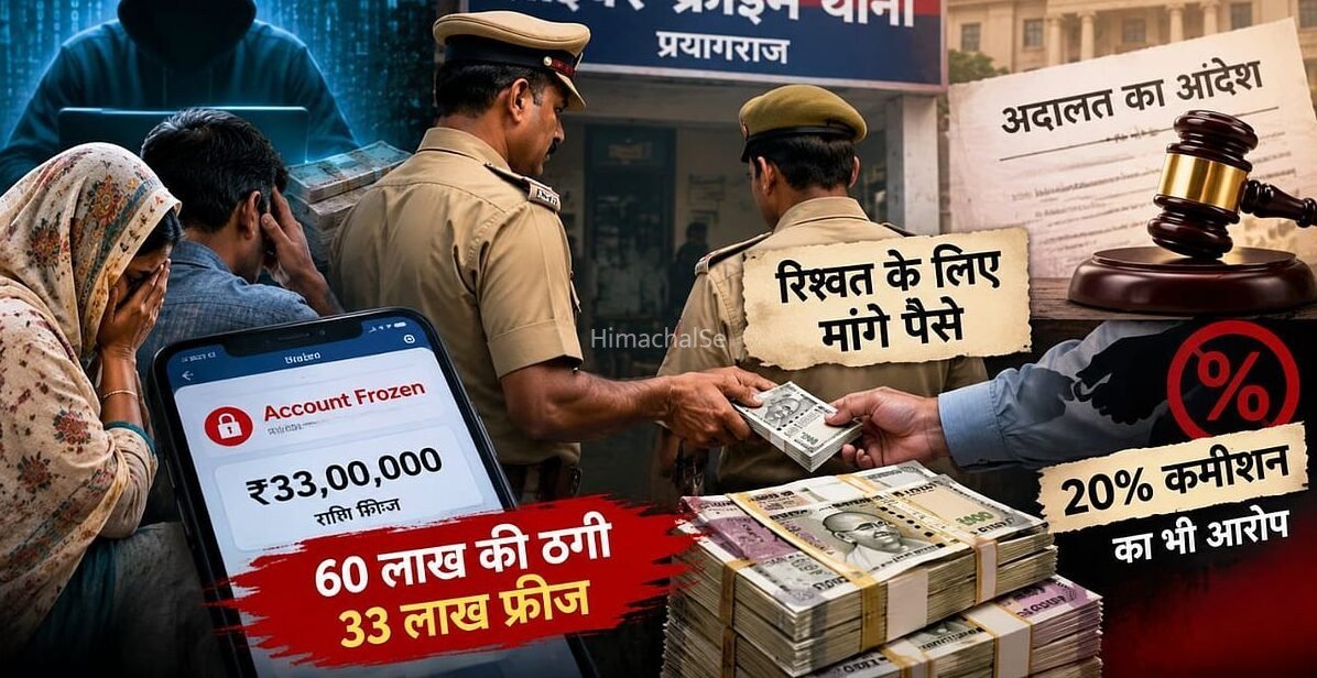 Prayagraj News: महिला​​ सिपाही के भाई से ही पुलिसकर्मियों ने मांगी 20% रिश्वत, SI और कॉन्स्टेबल FIR दर्ज​​