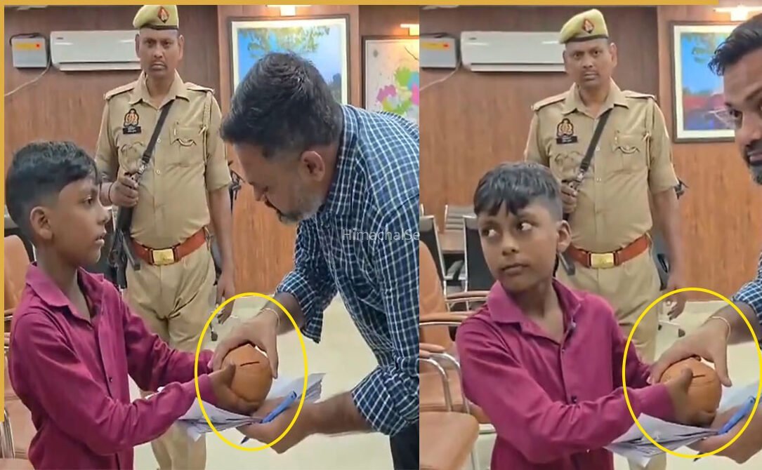 10 साल का अल्फाज नहीं देख पाया नेपाल वालों का दर्द, बाढ़ पीड़ितों की मदद के लिए सौंपा DM को गुल्लक