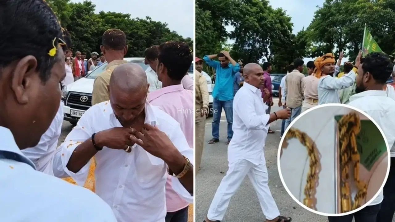 Muzaffarpur JDU Leader Gold Chain Thef: मुजफ्फरपुर में मंत्री के स्वागत के दौरान JDU नेता की 7 लाख की चेन चोरी, भीड़ का फायदा उठाकर वारदात को दिया अंजाम​