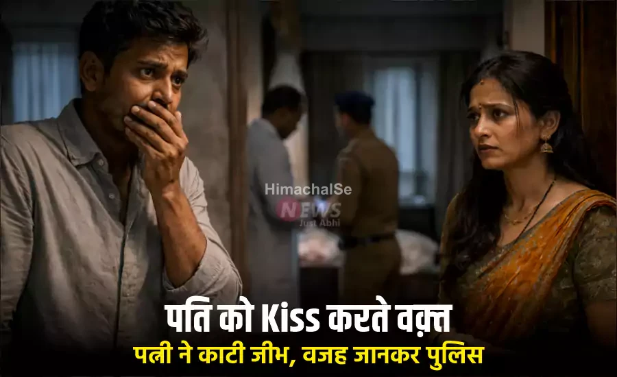 pati ko kiss karte waqt