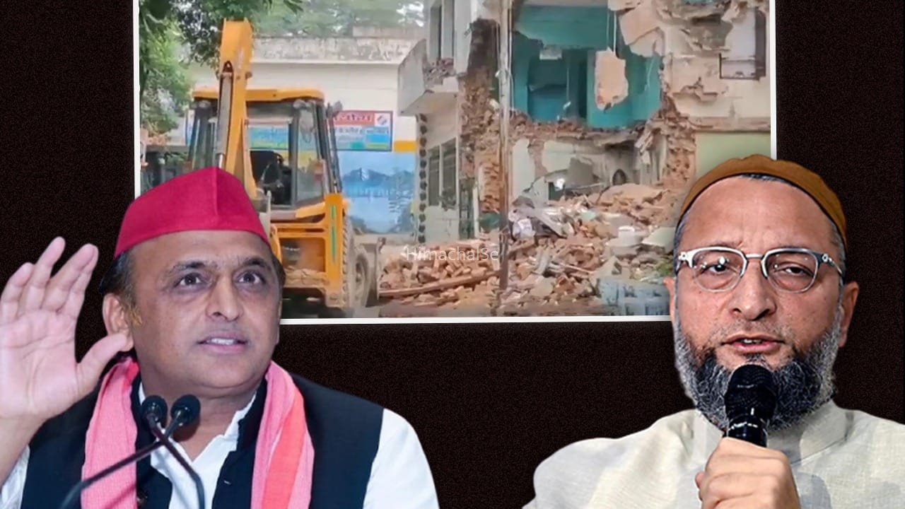 सहारनपुर में मस्जिद पर बुलडोजर एक्शन से बवाल, ओवैसी ने कहा- इसका खामियाजा भुगतान होगा, अखिलेश ने भी उठाए सवाल​