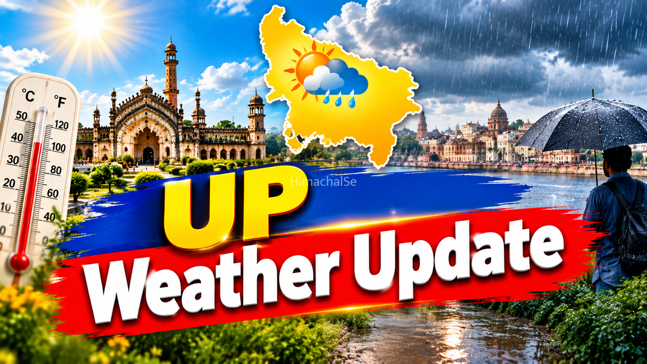 UP Weather Update: उत्तर प्रदेश में धीमी पड़ी मानसून की रफ्तार, 50 जिलों में बारिश का दौर थमने के संकेत, अगले 24 घंटों में खिलेगी धूप​