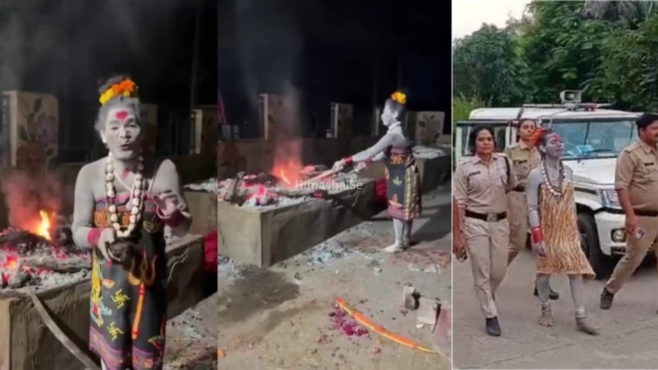 पहले पुरुष, फिर जेंडर चेंज! जलती चिता से मांस खाने का VIDEO, लेडी अघोरी के कारनामे!